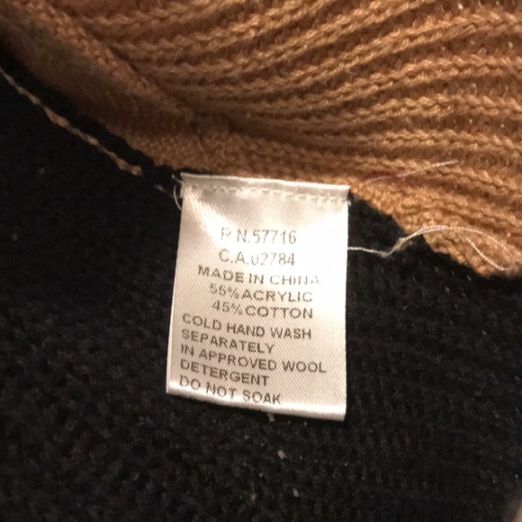 Papillon two tone High Low Sweater L - Picture 3 of 5